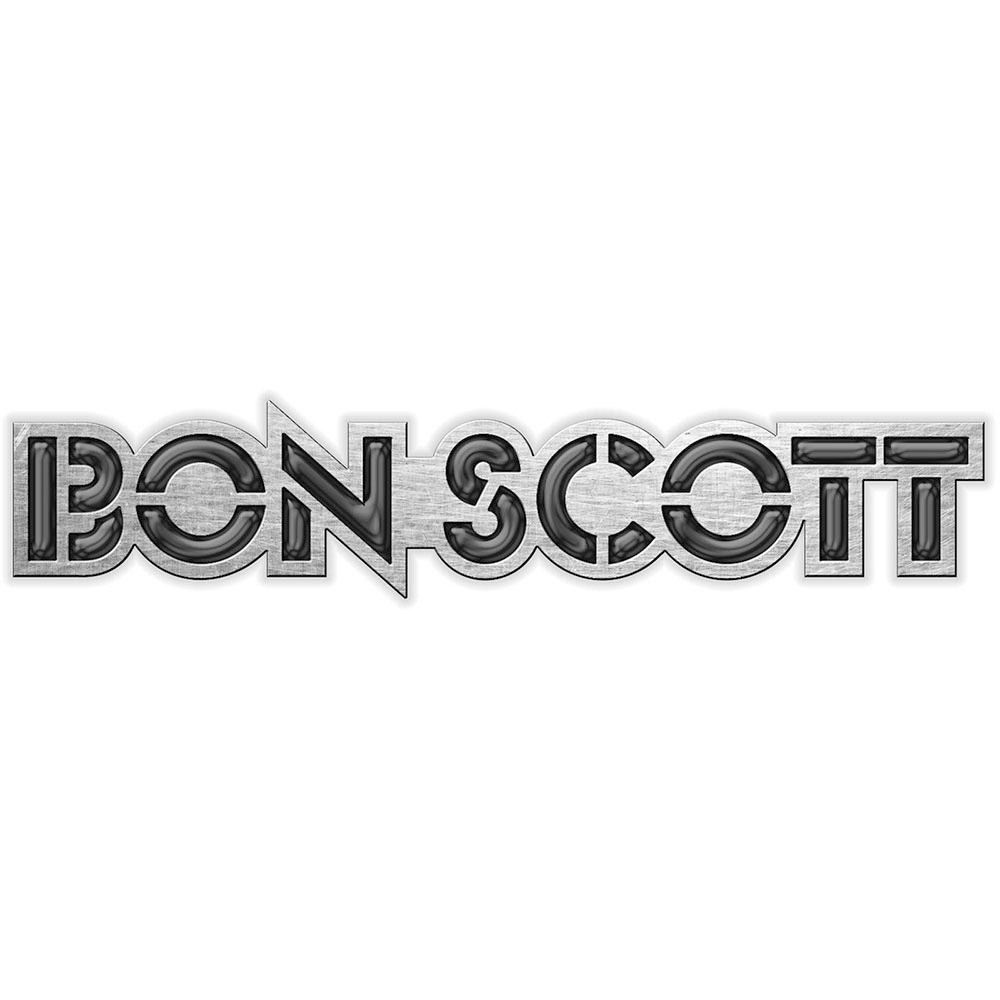 Bon Scott - Logo Pin - Zilverkleurig/Grijs